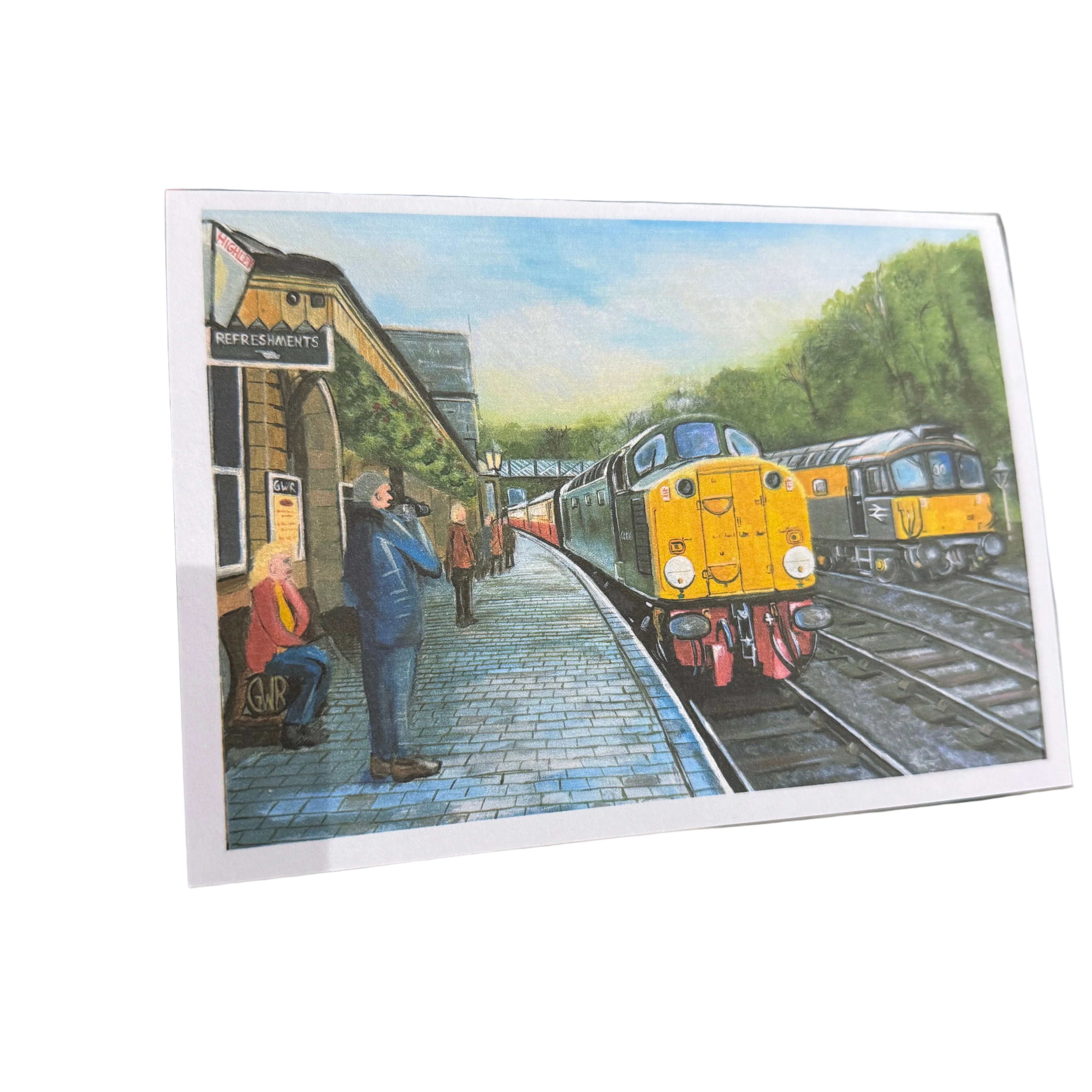 Mini Greetings Cards - Class 40 40106 Severn Valley Railway (Pack of 4) A6 size