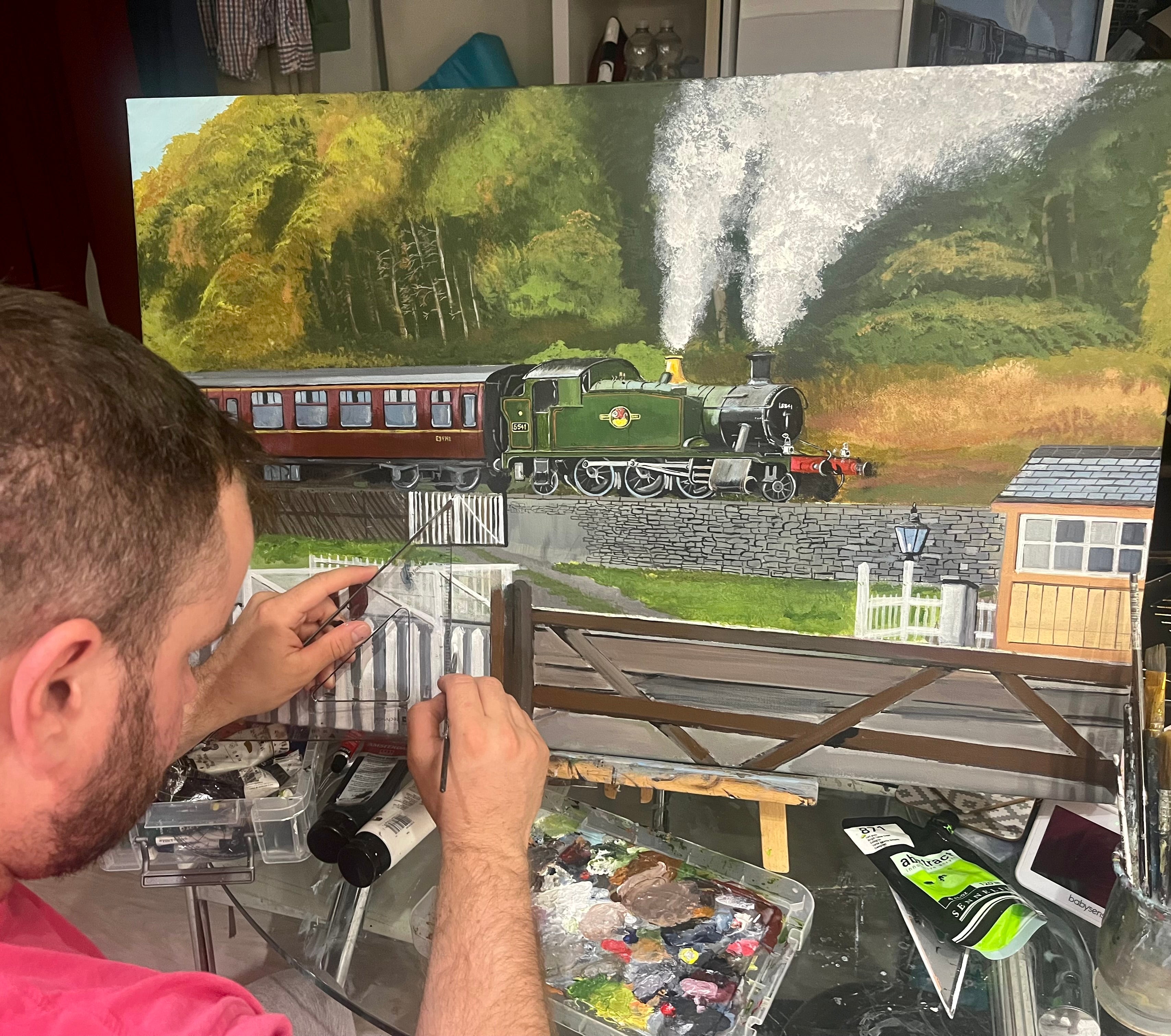 Dean Forest Railway Prairie Greetings Card (A5)