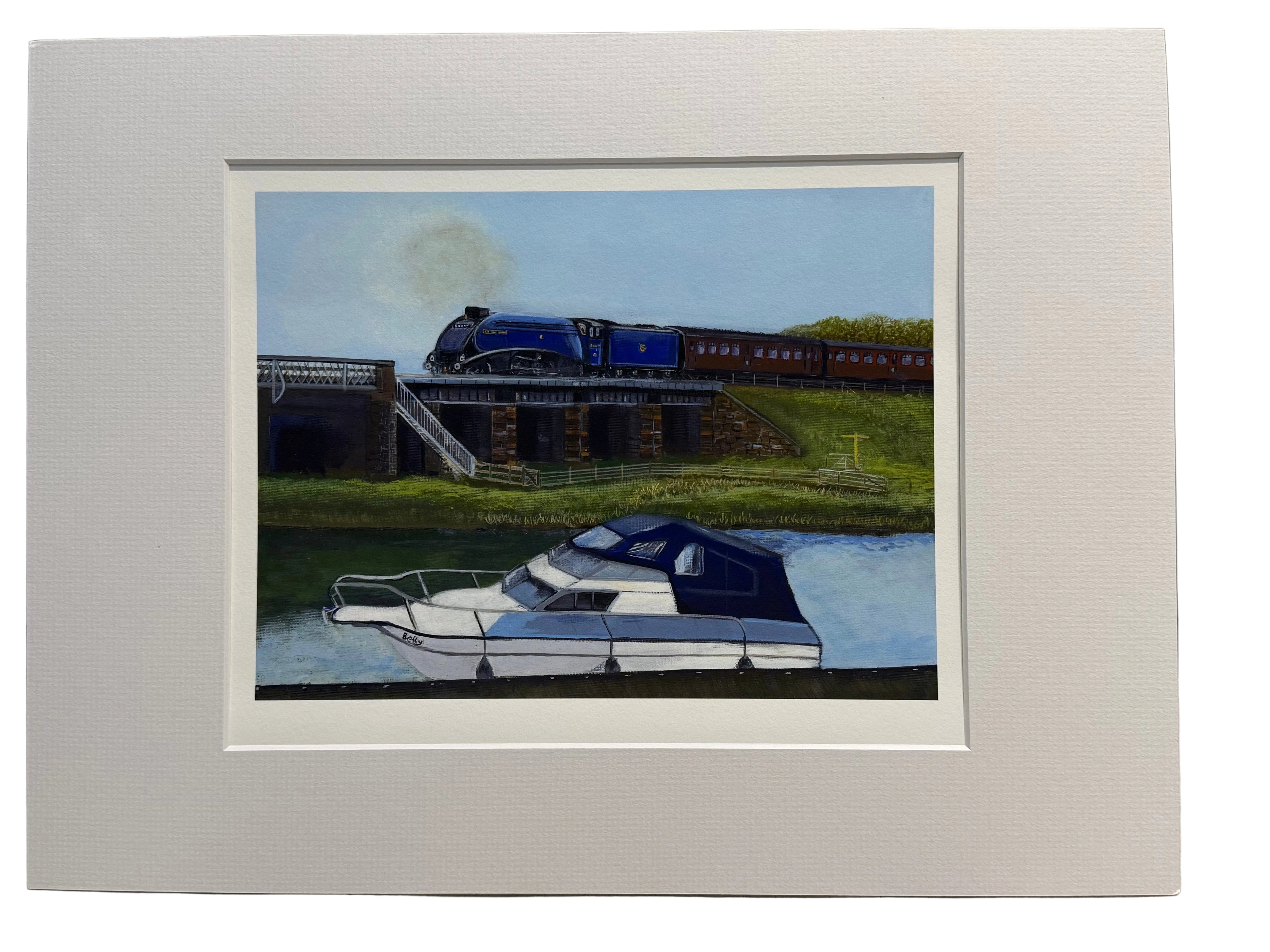 Fine Art Print A4 Pacific 60007 Sir Nigel Gresley