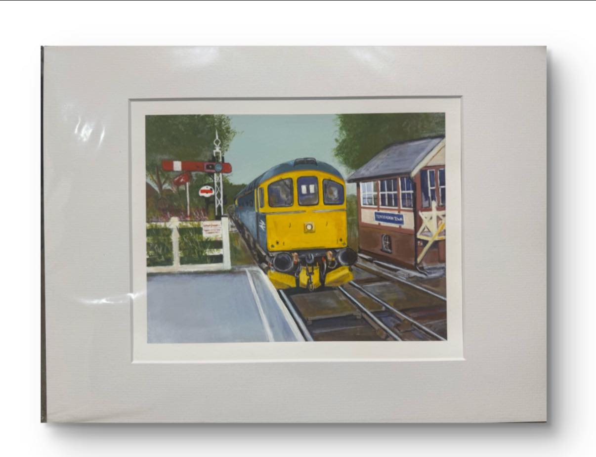 Fine Art Print Class 33 '33202' Tenterden, Kent & East Sussex Railway
