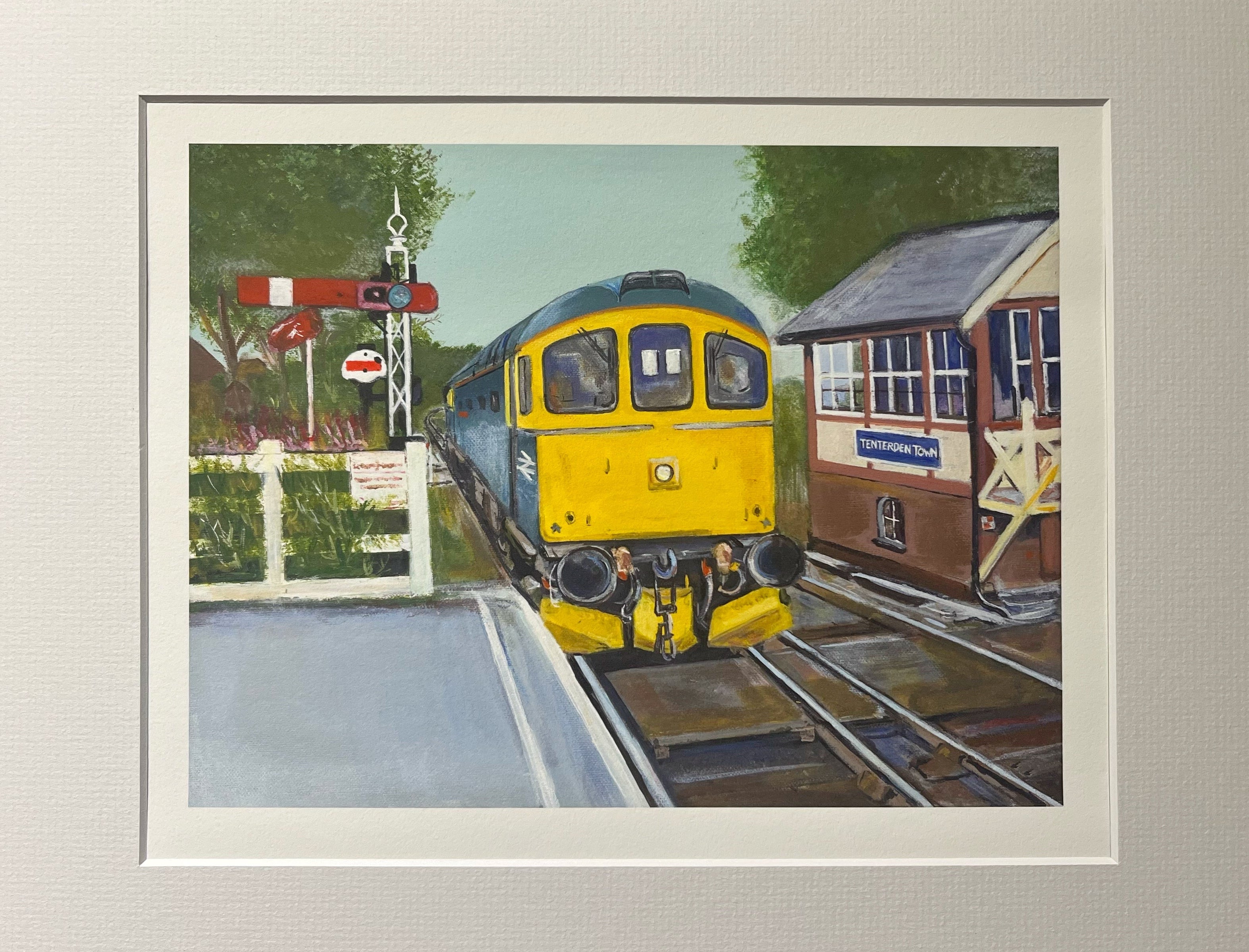 Fine Art Print Class 33 '33202' Tenterden, Kent & East Sussex Railway