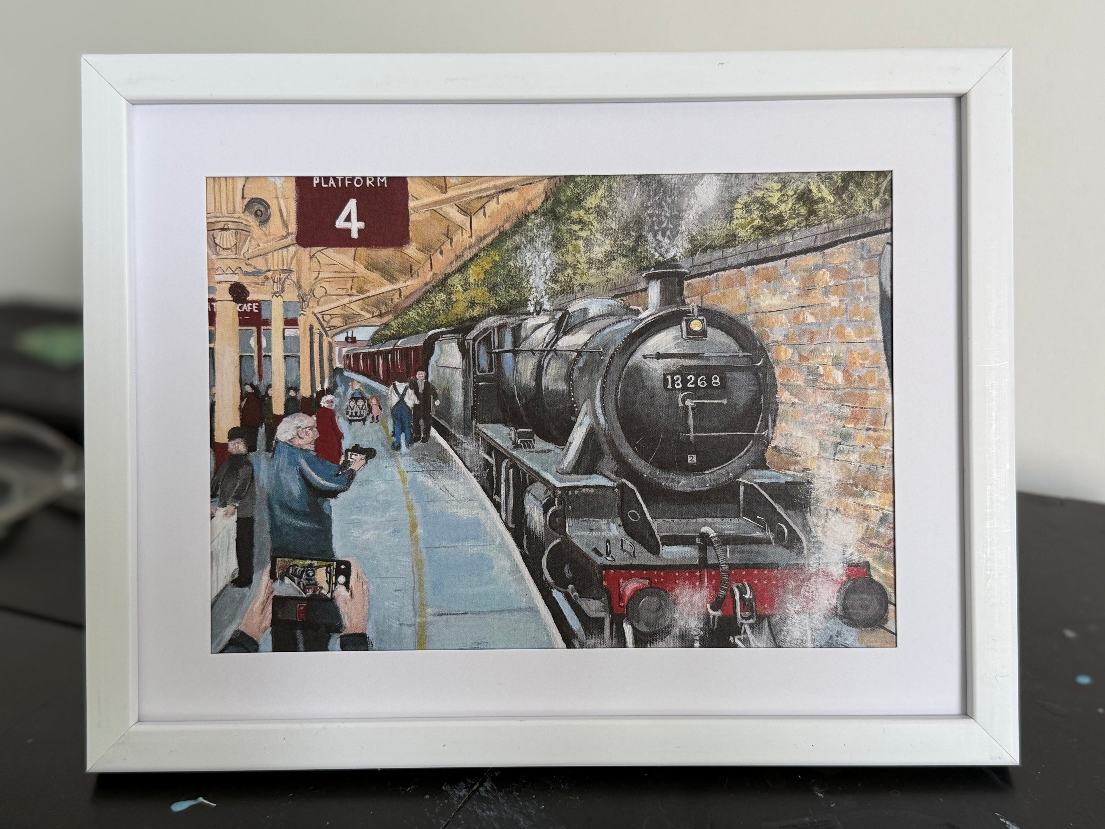 Framed Postcard - 13268 at Bury Bolton Street